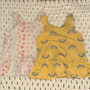 Cat & Jack Ruffle Tank Tops